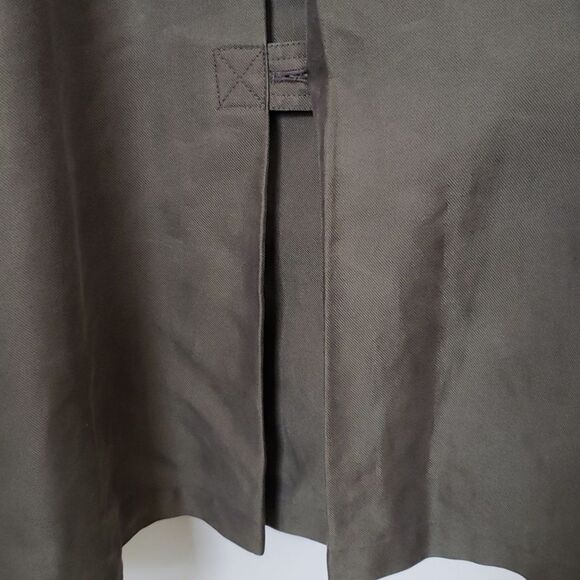 Ralph Lauren Trench Coat Mens 48R Olive Green Button Up Classic Old Money Luxury - Picture 4 of 9